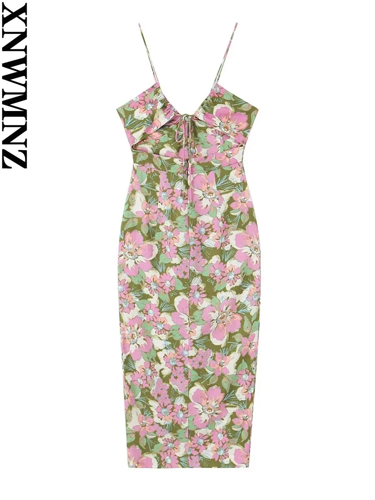 kf-S27d028fffa30457fb283e9dfab45cad6t-XNWMNZ-Women-Fashion-Linen-Blended-Flower-Print-Dress-Vacation-V-Neck-Adjustable-Straps-Open-Back-Tie