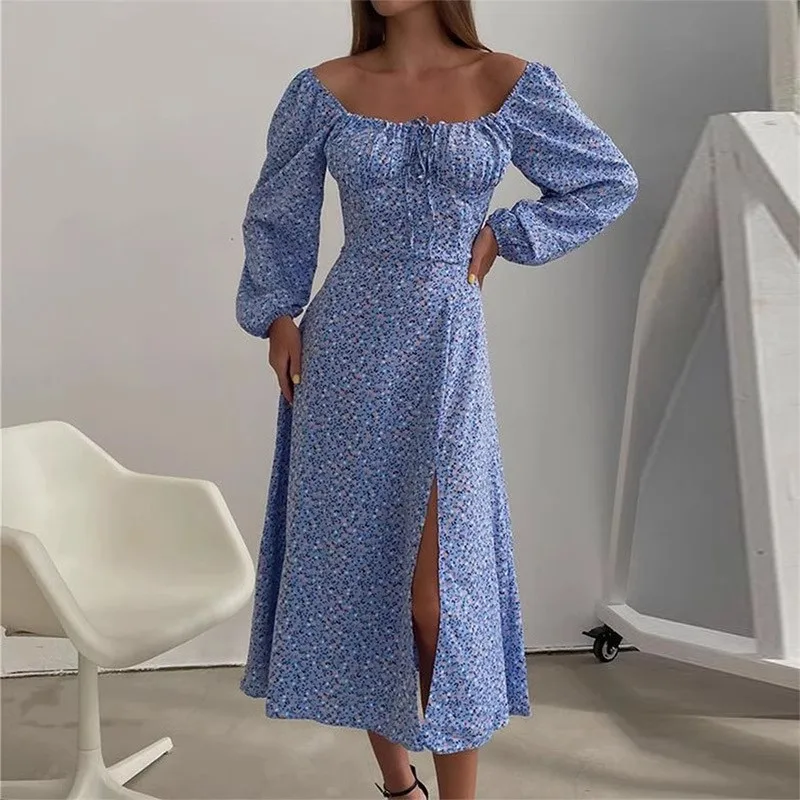 kf-S9f064b3902504c45a3600d85aaeed3d9w-YuooMuoo-French-Romantic-Floral-Print-Long-Dress-Women-Spring-Summer-Puff-Sleeve-Split-Party-Dress-Holiday